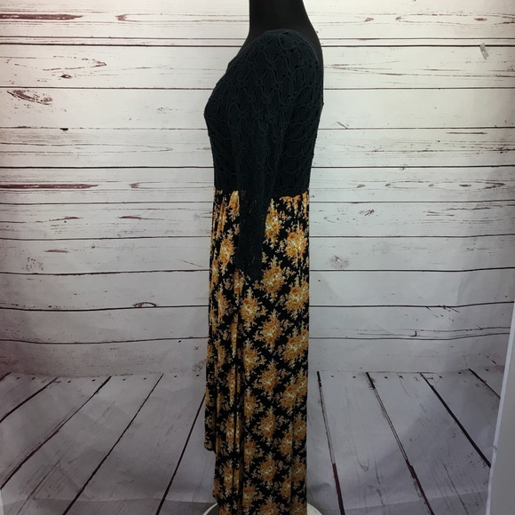 Free People Lonesome Dove Crochet Hi Low Dress - Picture 4 of 6